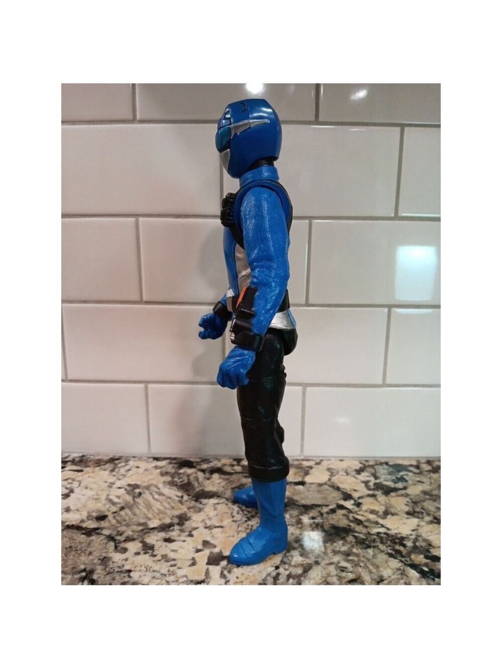 2018 Power Rangers 12" Lighting Collection Beast Morphers Blue Ranger Large - Picture 3 of 15